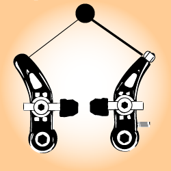 image of a cantilever brake